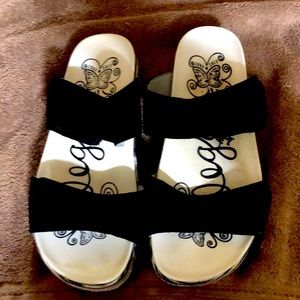 Algeria sandals black womens 38